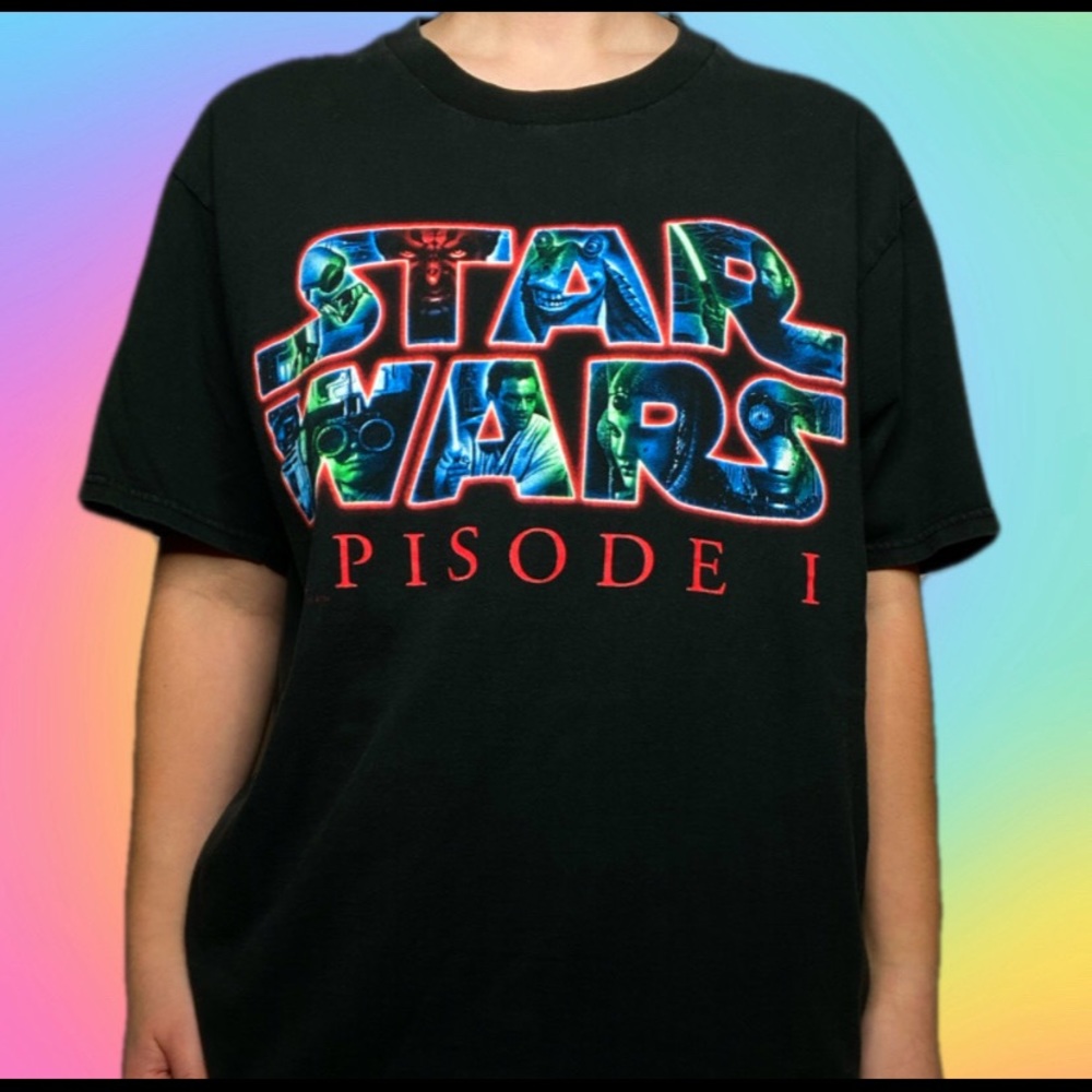 Vintage Star Wars Phantom Menace Graphic Tee